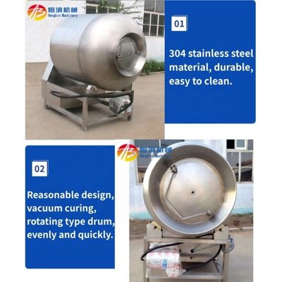 1000L 진공 육류 텀블러 1.1KW 진공 펌프 전력 진공 롤러 넥팅 기계