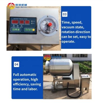 육류 해산물 채소 1000L 진공 텀블러 마리네이터 총 전력 4.75KW