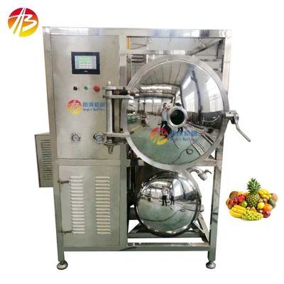 50kg 진공 냉동 탈수 기계 전 냉동 온도 기능 -18C -60C