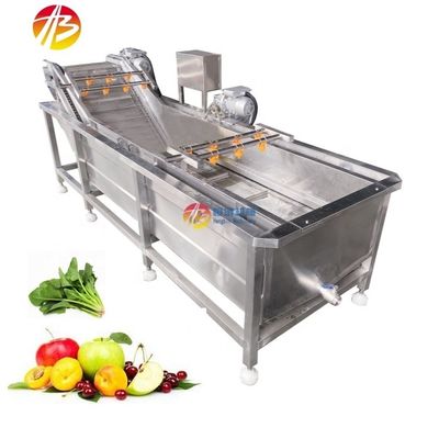 1000kg/h 용량 과일 표면의 산업 청소용 거품 세탁기