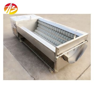180KG 용량 진저 껍질 벗기 기계 붓 롤러 고구마 카사바 야무 세척 껍질 벗기