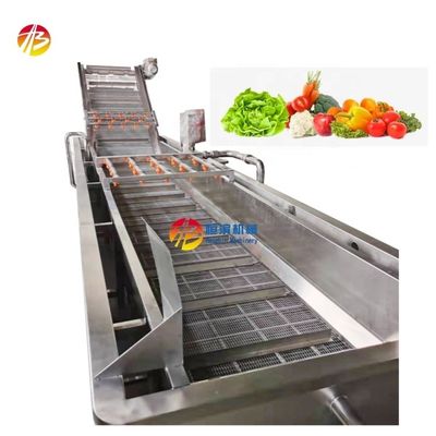 산업용 식품 채소 세탁기 용량 600kg 및 공기 거품 시스템