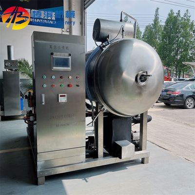 200kg/배치 용량 꽃 및 과자 냉각 건조기 위한 진공 냉각 탈수 기계