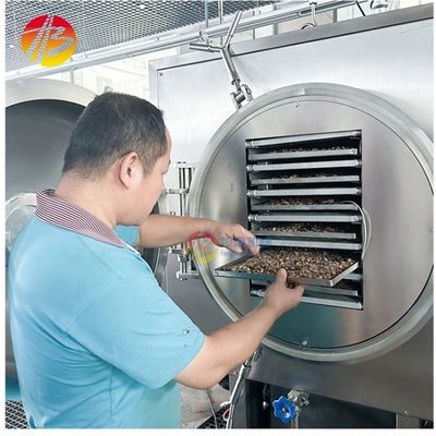 캔디 커피 설탕 과일 고기 생선 채소 가공용 38kw 냉동 건조기